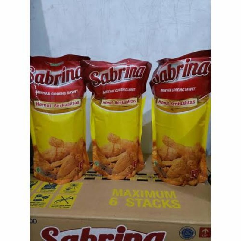 

Minyak goreng Sabrina 1ltr