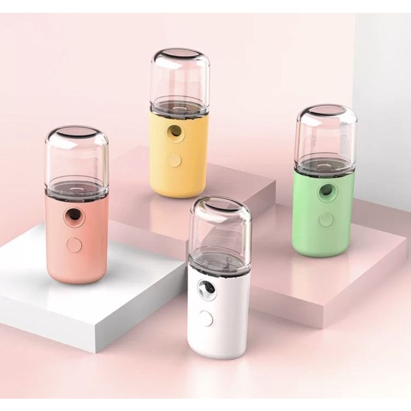 Nano Spray Facial Pelembab wajah semprot mini Filter Charger portable