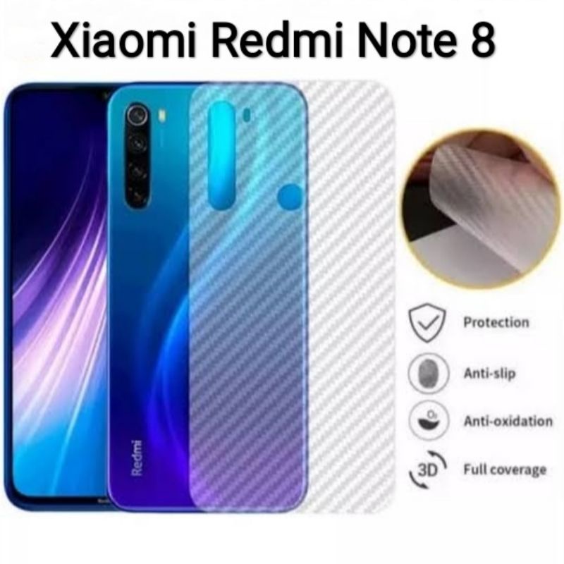 Antigores Skin Carbon Xiaomi Redmi Note 8