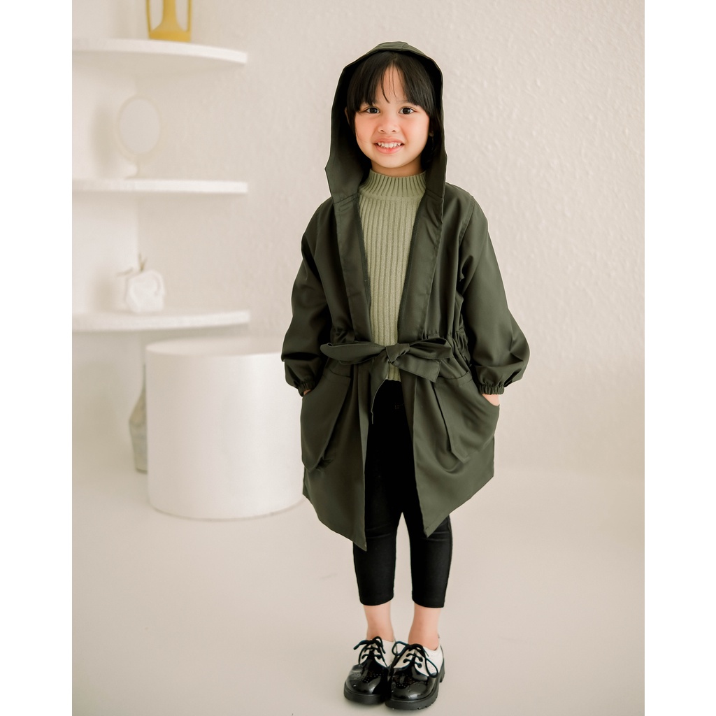 WHIMSY LONG PARKA | Outer Anak | Jaket Parka Anak | Outer Anak Unisex | Cardigan Katun Premium