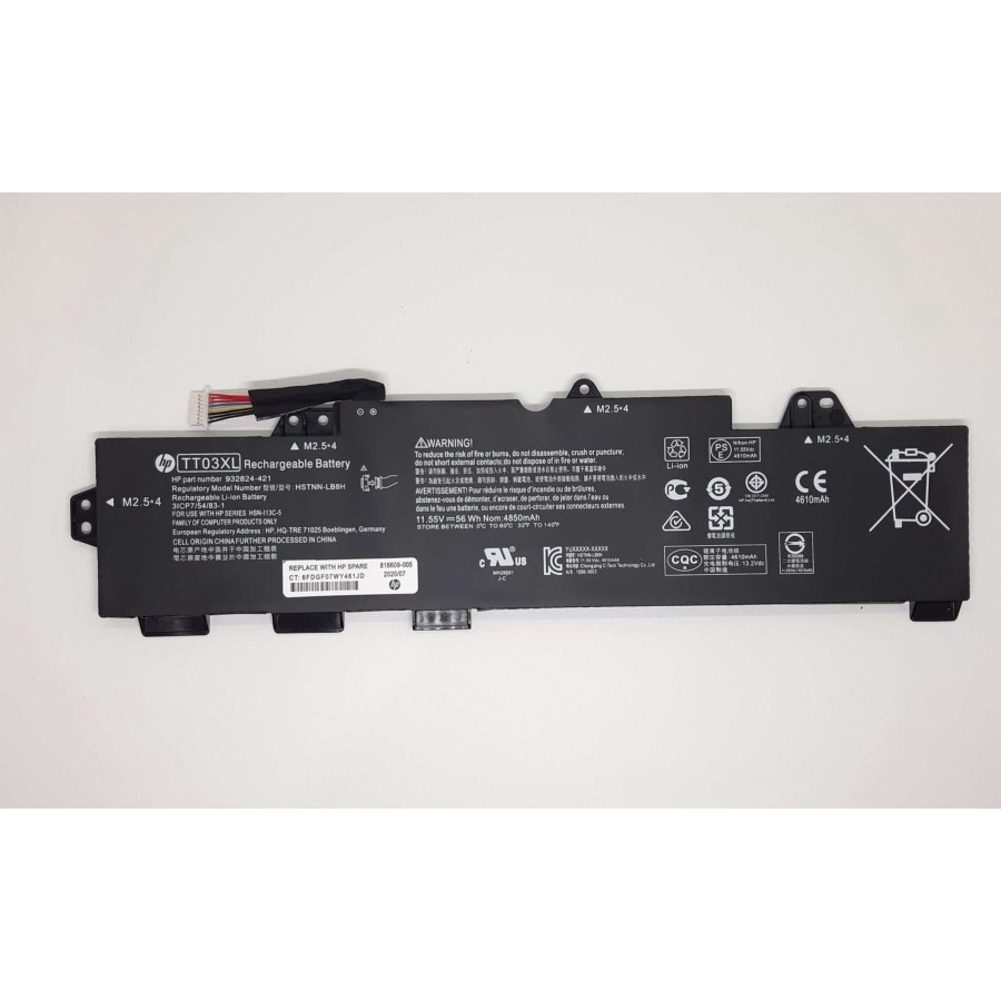BATERAI LAPTOP HP EliteBook 850 G5 850 G6 ZBook 15U G5 15U G6 TT03XL