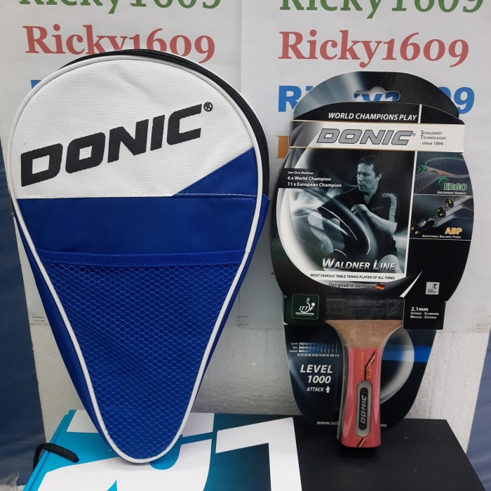 Bat Bet Pingpong Donic Waldner Line Level 1000 -Bonus Cover/Original Donic