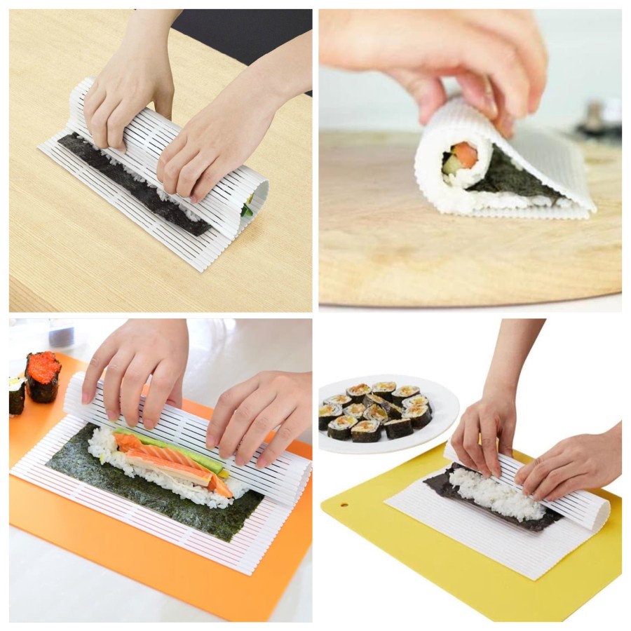 Cetakan Alat Penggulung Pembuat Nori Seaweed Sushi Roll Maker Plastik