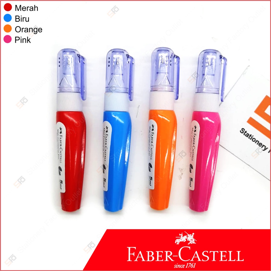 

Correction Pen Faber Castell 5ml - SFO Semarang Official