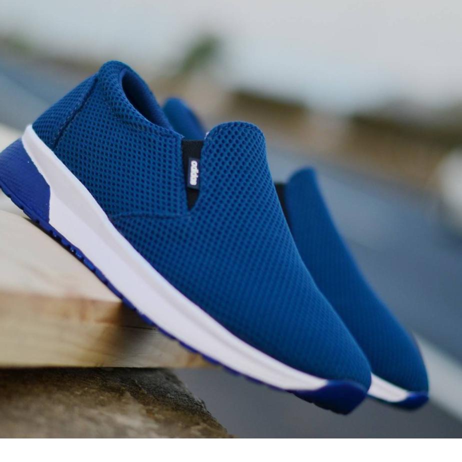 ZAF401 Sepatu Sneaker Kets Pria Fearless Runing Casual Slip On - Sepatu Pria Tanpa tali - Sepatu Spo