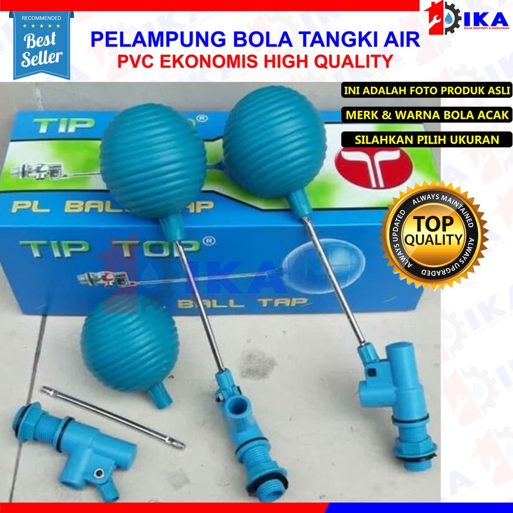 PELAMPUNG AIR OTOMATIS MURAH  1/2&quot; 3/4&quot; KRAN AIR OTOMATIS PELAMPUNG BOLA PVC MIRIP SUNMATIC TERMURAH