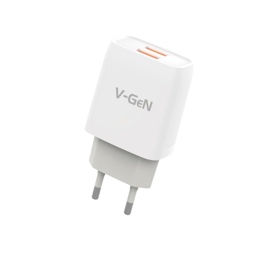 Adaptor Travel Charger V-GeN VTC2-20 2.4A 2 Port USB ORIGINAL