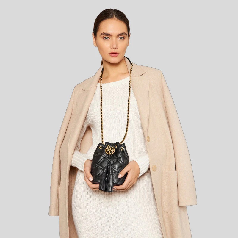 Tory Burch 74853 Fleming Soft Mini Bucket Bag