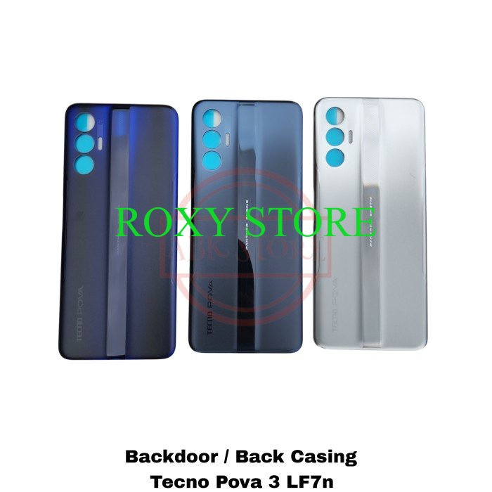 TUTUP BELAKANG BACKDOOR BACKCOVER BACK CASING TECNO POVA3 / POVA 3