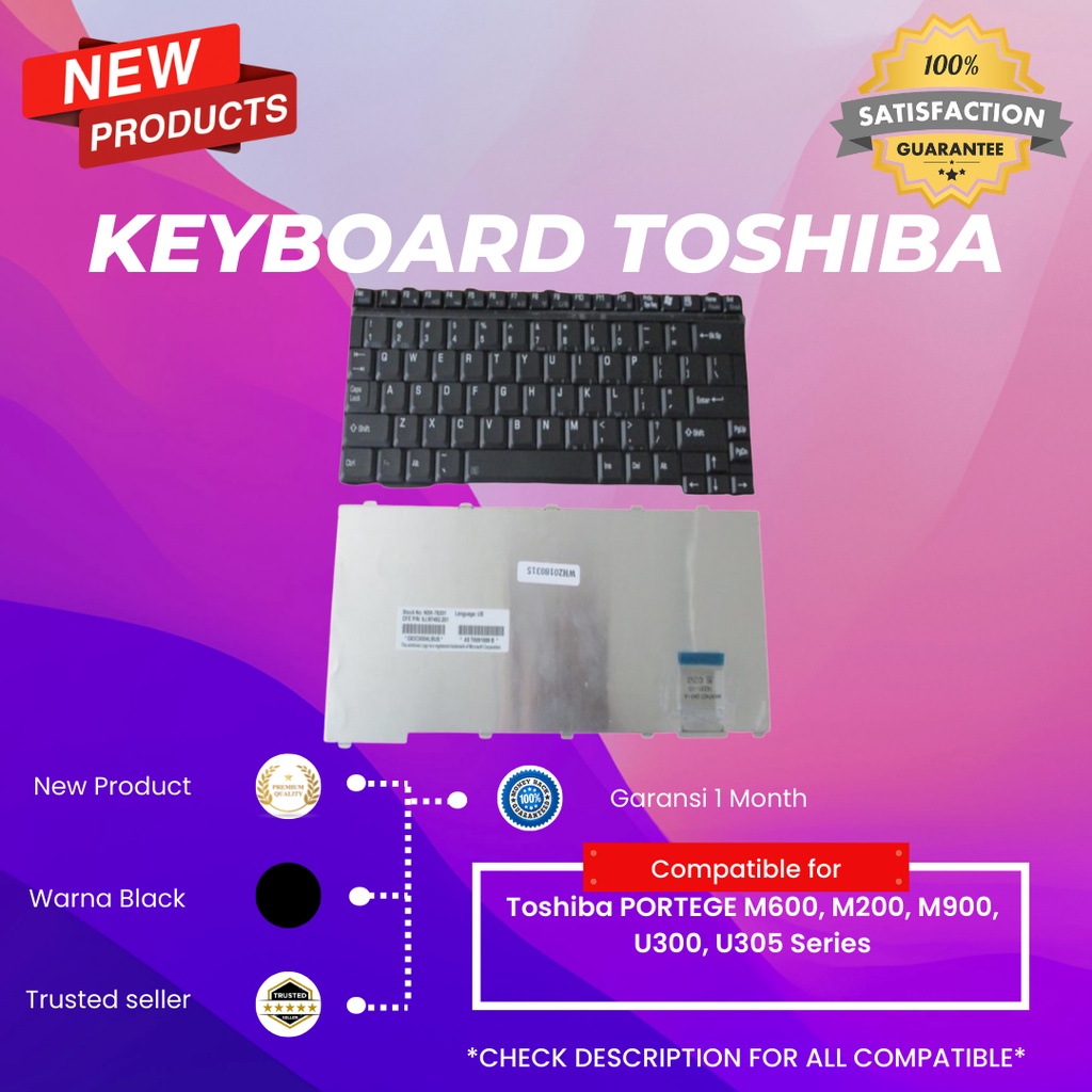 Keyboard Laptop TOSHIBA Portege M600
