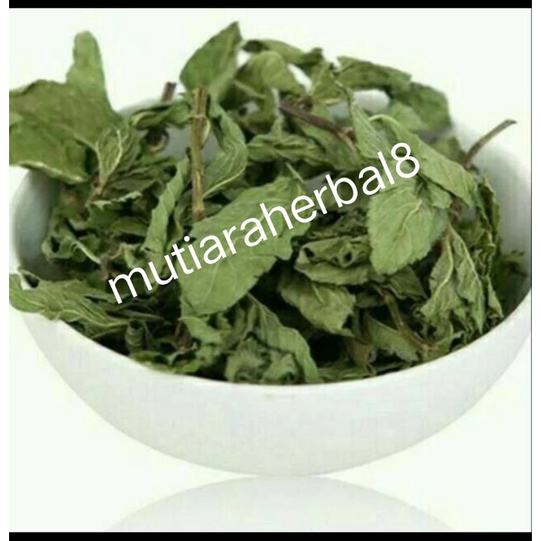 

Daun mint kering 100gram / Dried peppemint leaf preminum