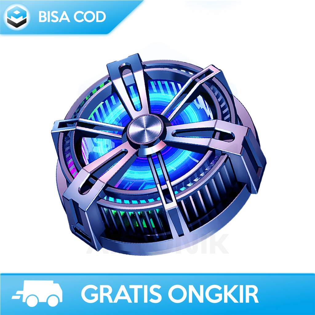 FANCOOLER KIPAS PENDINGIN  PONSEL LAPTOP  ANGIN SUPER KENCANG COOLER GAMING