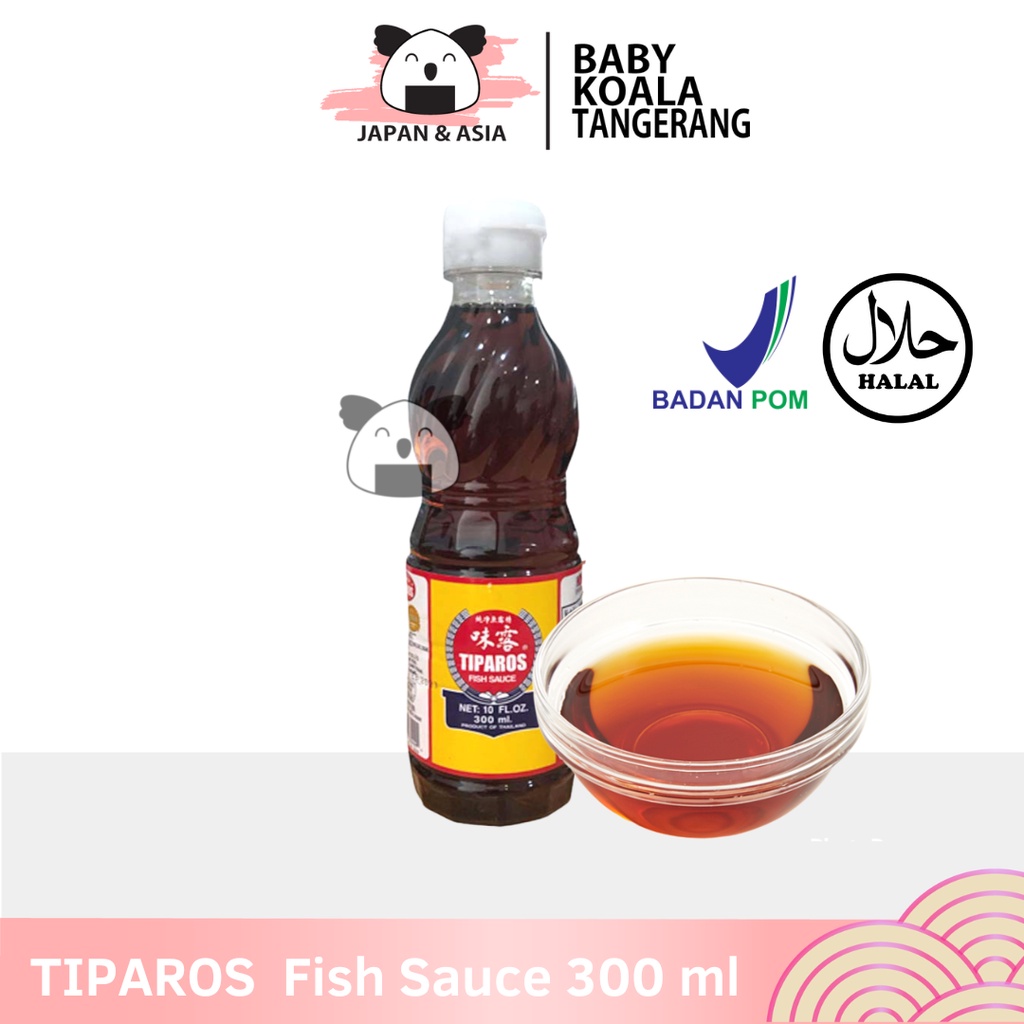 

TIPAROS Fish Sauce Kecap Ikan 300 ml Halal │ Saus Ikan Import Thailand
