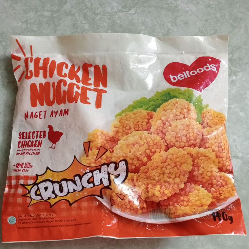 

Belfoods nuget ayam crunchy 140g