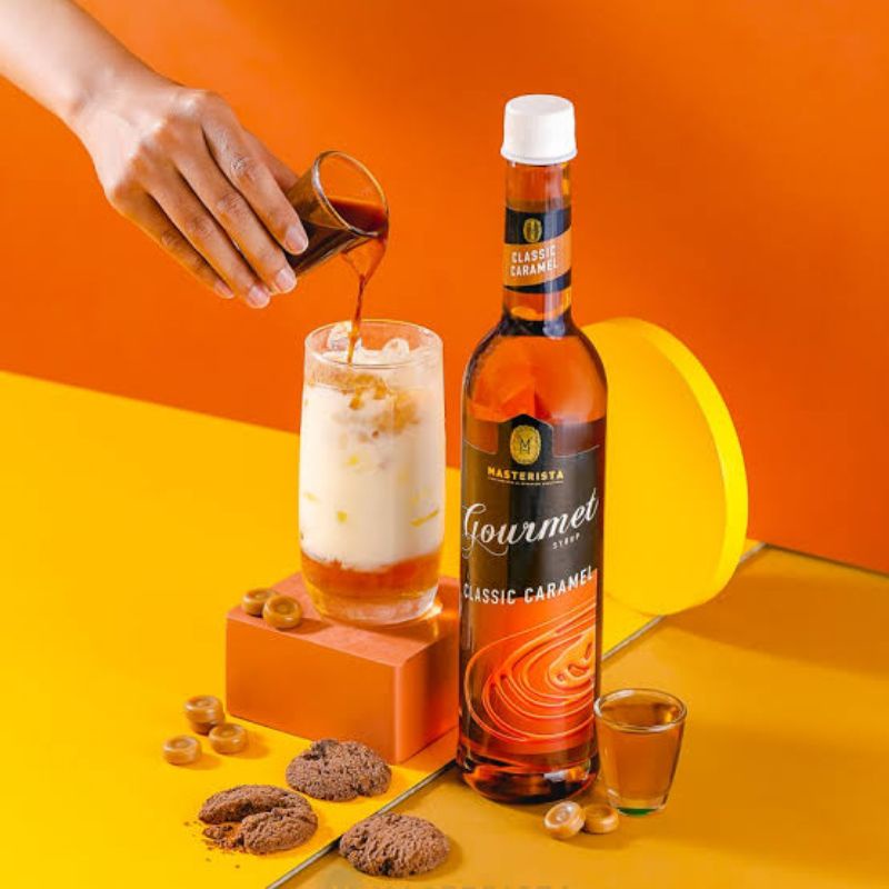 

Masterista Syrup classic caramel 750ml / sirup perasa minuman rasa caramel