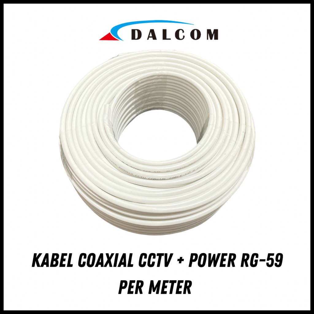 KABEL CCTV RG-59 + POWER PER METER