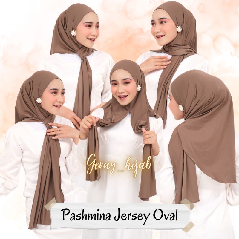 PASHMINA JERSEY OVAL / JILBAB PASHMINA / KERUDUNG PASHMINA / PASHMINA JERSEY / PASHMINA OVAL / PASMINA OVAL / PASMINA OVAL JERSEY