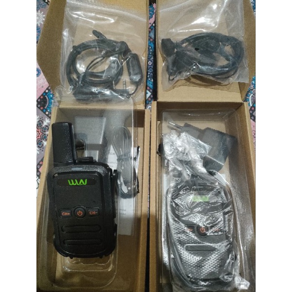 HT WLN C51 WALKIE TALKIE 2 UNIT / SEPASANG FREE EARPHONE