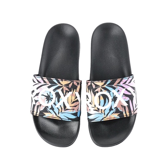 Sandal slide Roxy pink flower