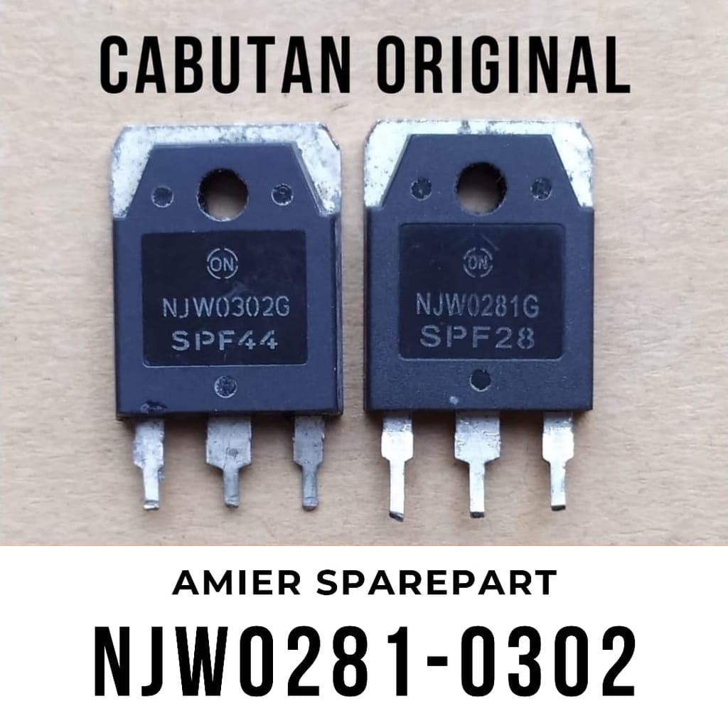 ORIGINAL NJW0281 NJW0302 NJW 0281 0302 1 SET