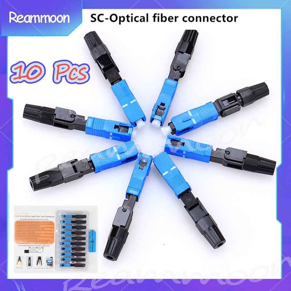 Jual Mm SC Konektor Optic Fiber Quick Cold FTTH Pack Pcs SC Single Mode UPC Connector