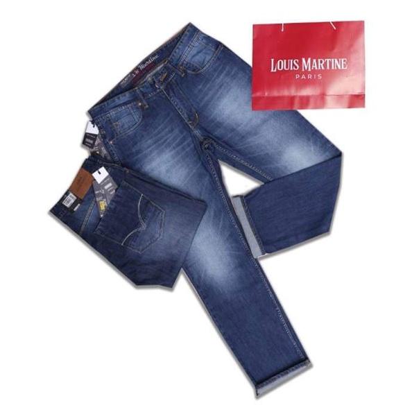 NEW PRODUCK Celana Jeans Panjang  Louis Martine Original Pria 100% Asli Jins  Cowok Louis Model Terbaru 2023