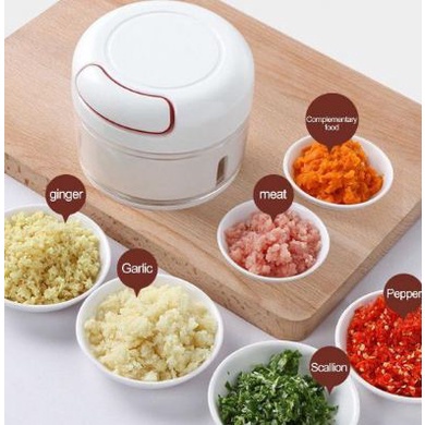 STV Blender Tangan Tanpa Listrik Mini Speedy Chopper Mini Blender Tarik Pemotong Daging Bawang dapur