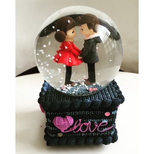 Kotak Musik Kotak Musik Snow Ball Kado Valentine Romantis Couple Anniversary Unik