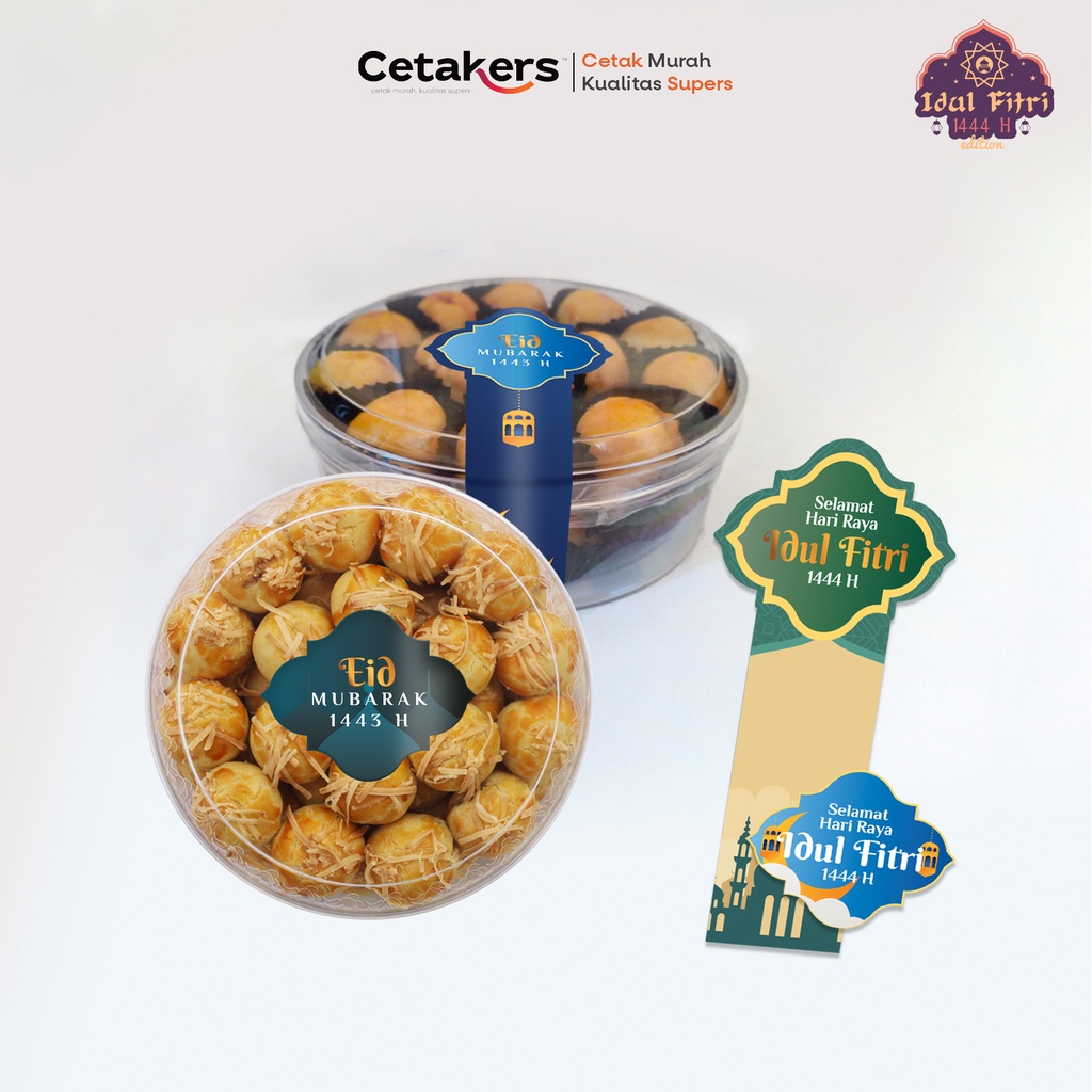 

CETAKERS STIKER LEBARAN LABEL KEMASAN MAKANAN TOPLES IDUL FITRI - RAMADHAN HAMPERS
