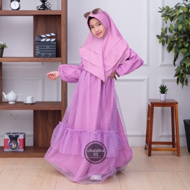 GAMIS ANAK BRUKAT TILE DOT MIX MOSCRAPE