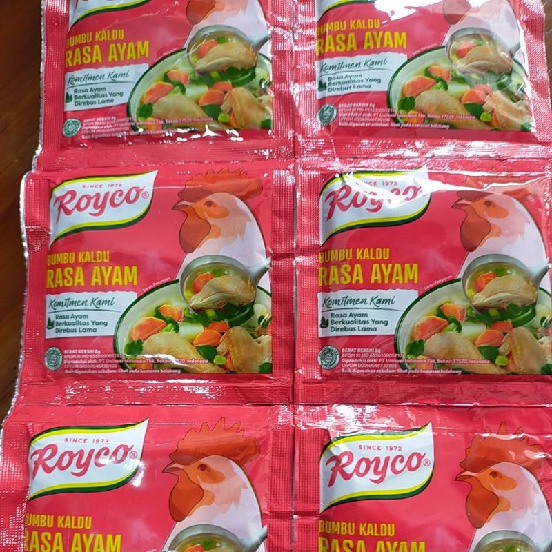 

Royco rasa ayam sachet renceng 8gram