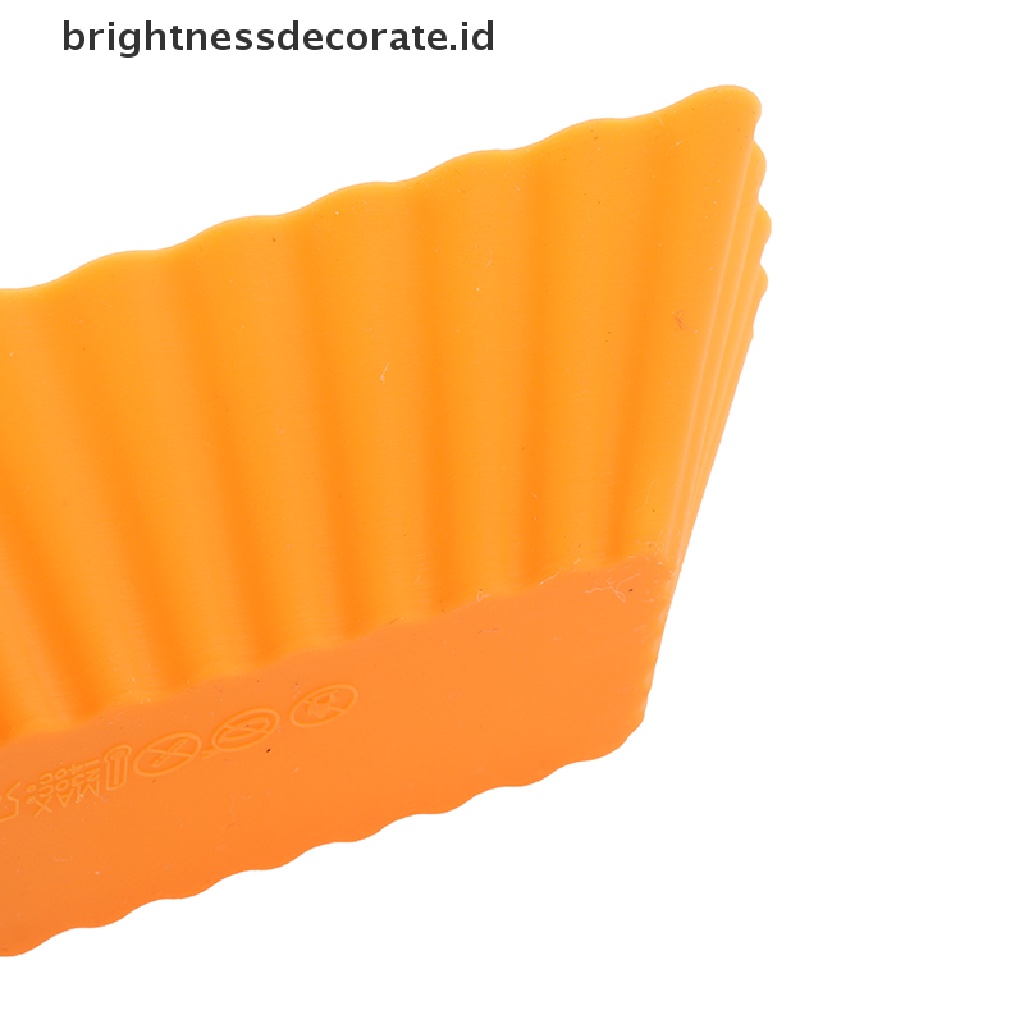 [Birth] Silicone Reusable Cetakan Kue Jelly Cetakan Kue Cupcake Maker Alat Pastry Dapur [ID]