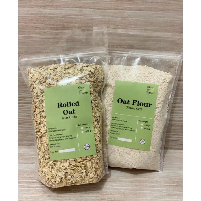 

WF9UA9065 Rolled Oats - Oat Flour (Tepung Oat) dijamin Halal - Organik