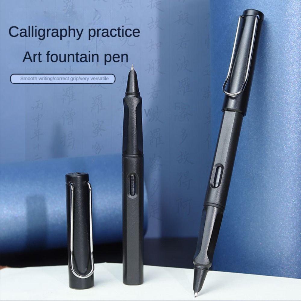 Nickolas1 Curved Pointed Fountain Pen Tahan Lama 0.7mm 1.0mm Tanda Tangan Bisnis Untuk Menandatangani Tulisan Siswa Alat Tulis Perlengkapan Kantor Sekolah Pena Kaligrafi Artis