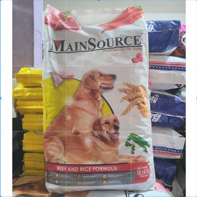 Makanan Anjing MainSource Adult Lamb And Rice Formula Kemasan 1KG Dog Food