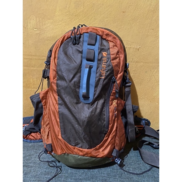 preloved ransel gunung bertulang brand lafuma original 25L