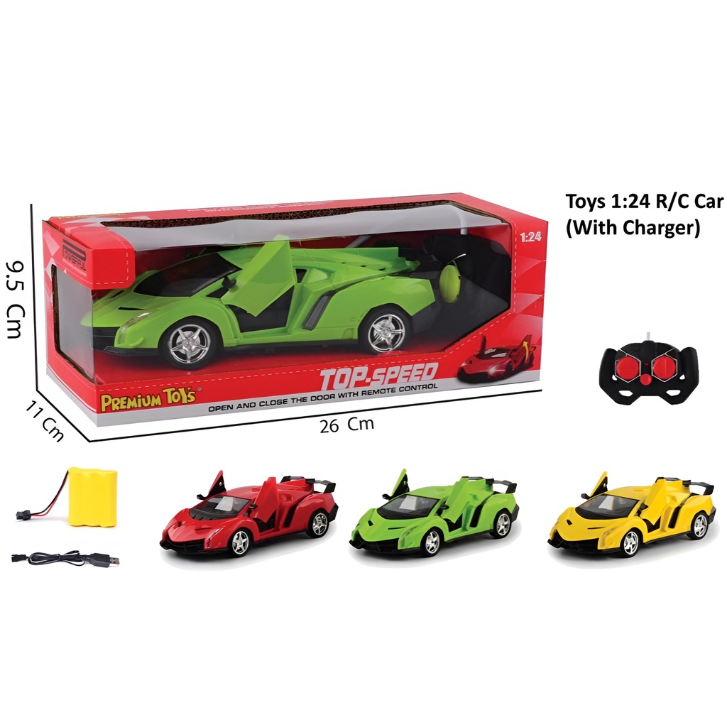 RC Top Speed 1:24 | Mainan Anak Anak Laki Laki Mobil Mobilan | Hadiah Ulang Tahun Anak Cowok | Mainan Mobil Remote Control Besar