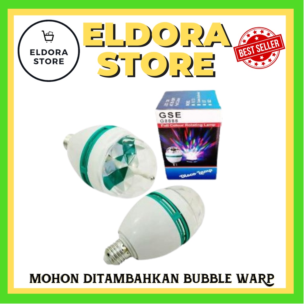 GSE LAMPU LED G-8888 | LAMPU DISKO | LAMPU DISKOTIK | LAMPU WARNA WARNI | LAMPU