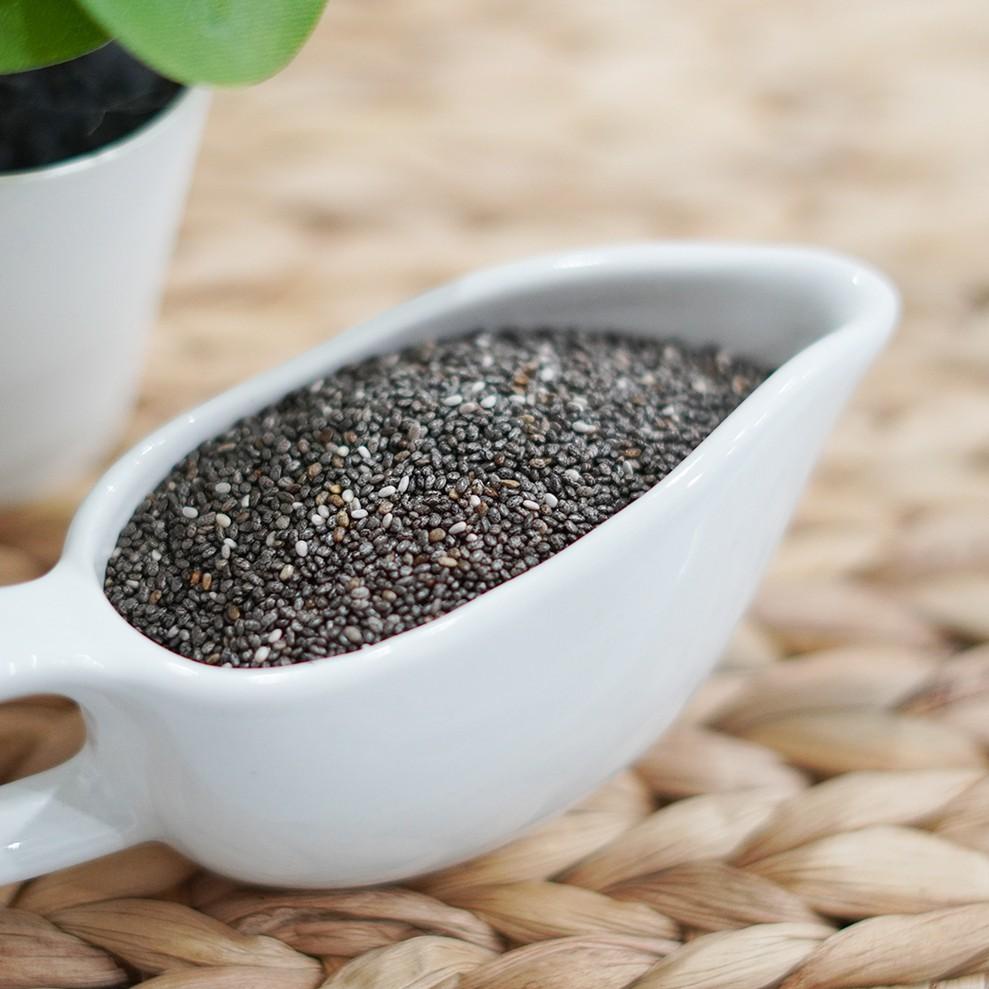 

Ready Stock ￣ 100 grams Organic Black Chia seed Chiaseed Organic Premium ✪