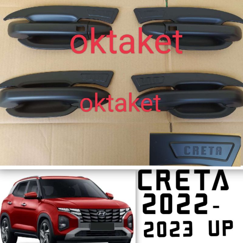 paket outer handle Hyundai Creta 2022 2023 Hitam dop