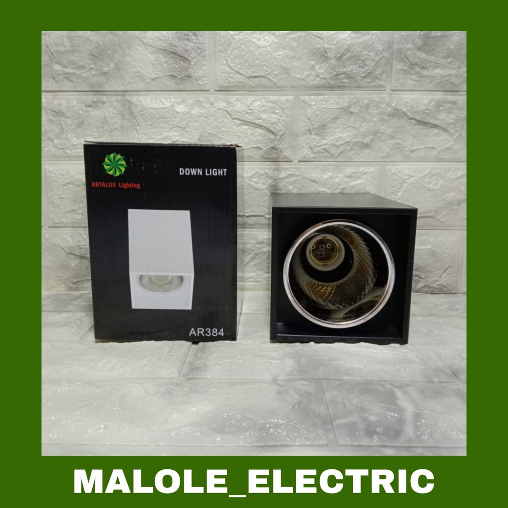 LAMPU DOWNLIGHT OUTBOW AR384MR16/DOWNLIGHT OUTBOW ARTALUX 4 INCH MR16 KOTAK