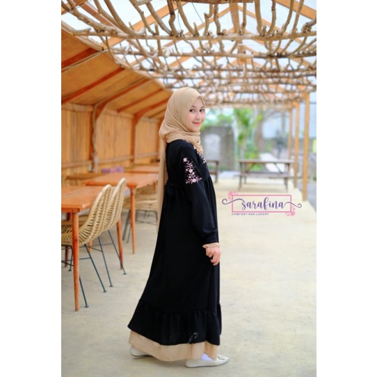 ABAYA MODERN / GAMIS ANAK HITAM / GAMIS ANAK REMAJA / ABAYA ANAK REMAJA MODERN