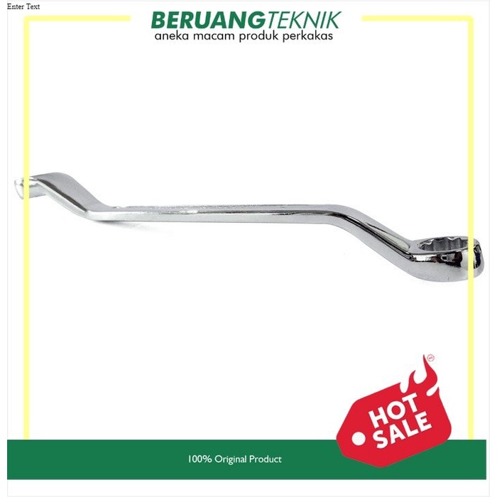 TORA Kunci Ring 13 x 15 mm - Double Ring Offset Spanner