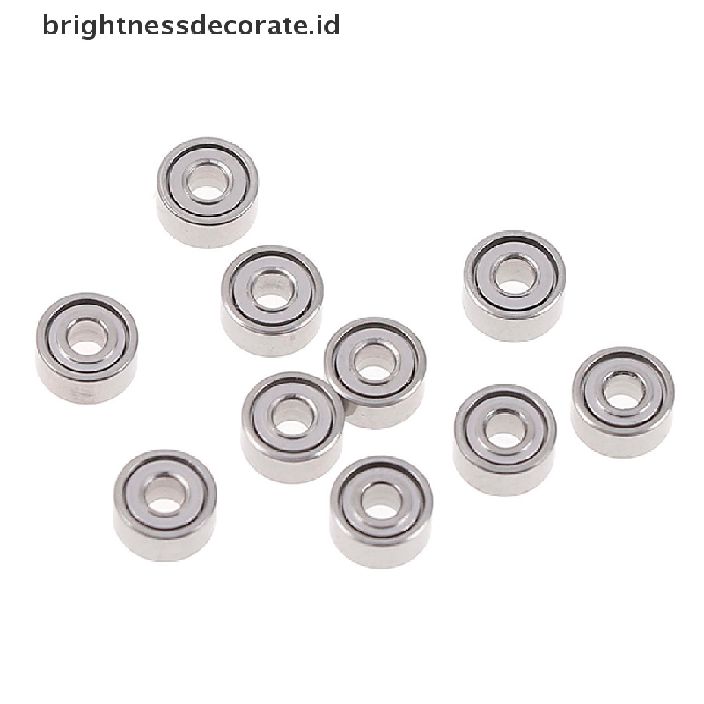 [Birth] 10pcs 681XZZ 1.5x4x2mm Terbuka Miniatur Bantalan Bola mini Tangan bearing spinner [ID]