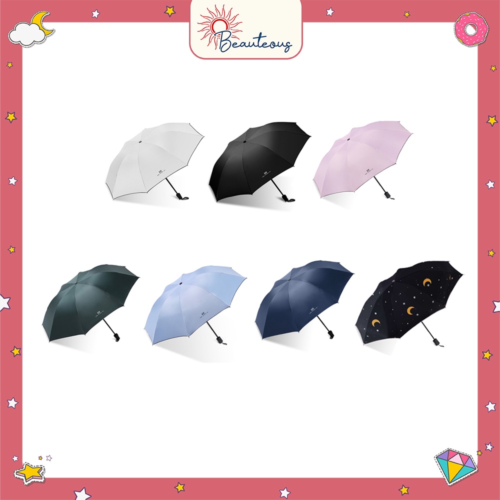 Payung Lipat Otomatis &amp; Manual Anti UV Protection Tebal Premium Folding Umbrella Tebal