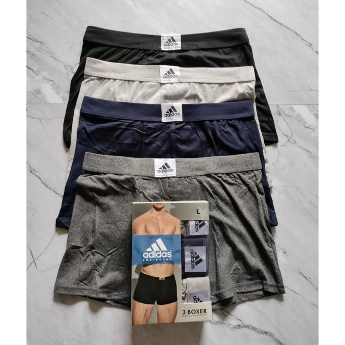 3 PCS CELANA DALAM BOXER PRIA / BOXER ADS PREMIUM POLOS