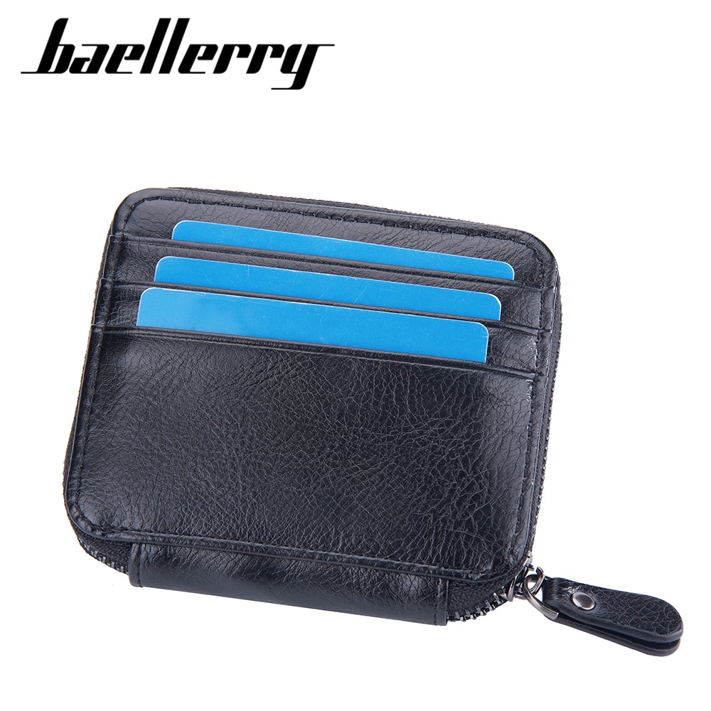 BAELLERRY D9322 Dompet Kartu Pria Bahan Kulit PU Leather Premium WATCHKITE WKOS