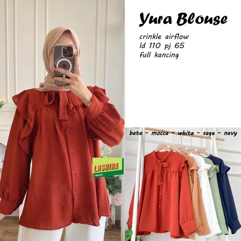 Yura blouse crinkle airflow