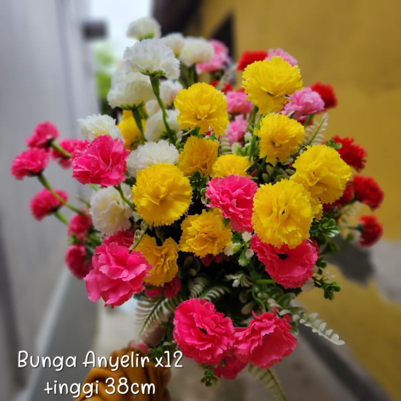 Bunga Hias Anyelir x12 kuntum