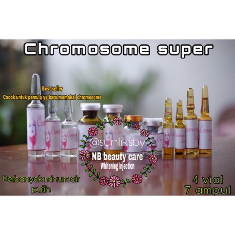 CHROMOSOME SUPERR WHITENING/ INFUS CHROMOSOME/ INFUS KROMOSOM/ INFUS PUTIH